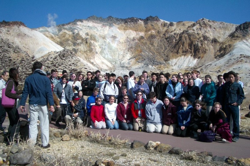 2004 at Mt. Esan, the active volcano at the southeastern end of the Oshima Peninsula in Hokkaido